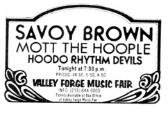 Savoy Brown / Mott the Hoople / Hoodoo Rhythm Devils on Dec 3, 1972 [910-small]