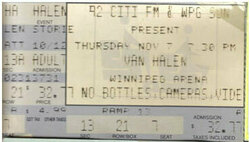 Van Halen / Alice In Chains on Nov 7, 1991 [958-small]