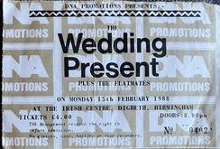 The Wedding Present / The Flatmates on Feb 15, 1988 [705-small]