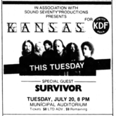 Kansas / Survivor on Jul 20, 1982 [896-small]