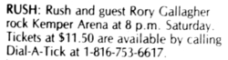 Rush / Rory Gallagher on Oct 16, 1982 [638-small]