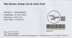 tags: Max Romeo, Ticket, Pandora, TivoliVredenburg - Max Romeo / Droop Lion / Lutan Fyah on May 15, 2023 [383-small]