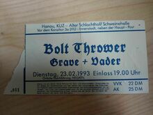 Bolt Thrower / Grave / Vader on Feb 23, 1993 [625-small]