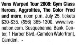 The Maine / The Academy Is... / The Audition / Cobra Starship / 3OH!3 on Jul 25, 2008 [207-small]