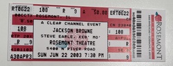 Steve Earle / Jackson Browne / Keb' Mo' on Jun 22, 2003 [309-small]