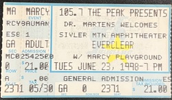 Everclear / Marcy Playground / Fastball / Sonichrome on Jun 23, 1998 [828-small]