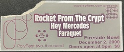 Rocket from the Crypt / Hey Mercedes / Faraquet on Dec 2, 2000 [841-small]