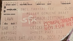 Godsmack / Deftones / Puddle of Mudd / CKY / From Zero on Jul 21, 2001 [712-small]