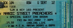 Manic Street Preachers / Ian Brown on Dec 6, 2002 [710-small]