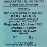 Gary Moore And The Midnight Blues Band / Larry McCray on Jun 20, 1990 [193-small]