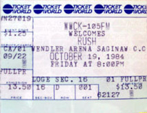 Rush / Fastway on Oct 19, 1984 [150-small]