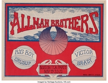 The Allman Brothers Band / Big Boy Crudup / Victor Brady on Nov 20, 1970 [788-small]