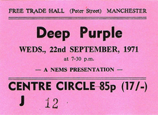 Deep Purple / Bullet on Sep 22, 1971 [733-small]