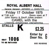 Ticket, Camel on Oct 17, 1975 [956-small]