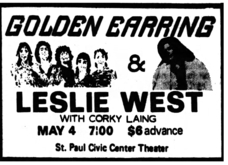 Golden Earring / Leslie West on May 4, 1975 [601-small]