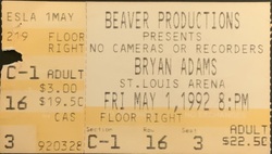 Journey / Bryan Adams on May 1, 1992 [759-small]