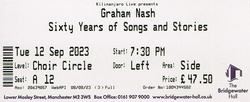 Ticket, Graham Nash on Sep 12, 2023 [571-small]