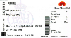 Ticket, Rodriguez on Sep 27, 2018 [885-small]