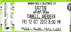 tags: SPLASHH, Swim Deep, Spector, Aberdeen, Scotland, United Kingdom, Ticket, The Tunnels - Spector / SPLASHH / Swim Deep on Oct 12, 2012 [360-small]