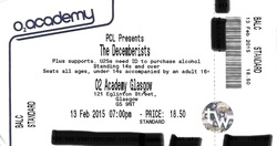 tags: The Decemberists, Glasgow, Scotland, United Kingdom, Ticket, O2 Academy Glasgow - The Decemberists / Serafina Steer on Feb 13, 2015 [570-small]