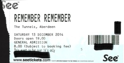 tags: Remember Remember, Aberdeen, Scotland, United Kingdom, Ticket, The Tunnels - Remember Remember on Dec 13, 2014 [572-small]