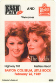 The Judds / Paulette, Carlson and Hwy 101 / Restless Heart on Feb 26, 1989 [017-small]