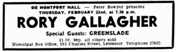 Rory Gallagher / Greenslade on Feb 22, 1973 [935-small]