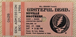 Grateful Dead / The Neville Brothers on Dec 27, 1986 [715-small]