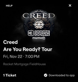 Creed / 3 Doors Down / Mammoth WVH on Nov 22, 2024 [229-small]