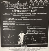 Progfest 2000 / Banco del Mutuo Soccorso / Mona Lisa / Tempos Fugit / Supersister on Sep 2, 2000 [631-small]